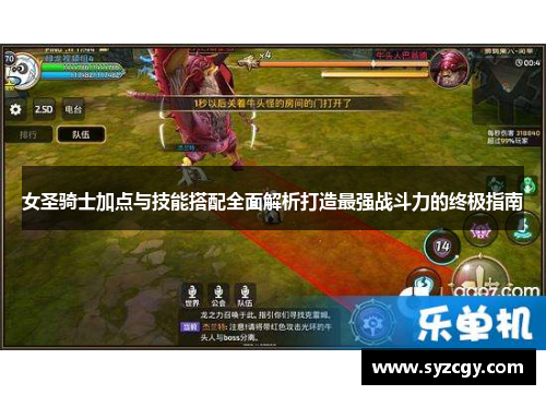女圣骑士加点与技能搭配全面解析打造最强战斗力的终极指南